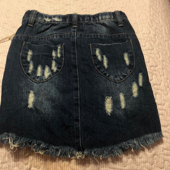 Chelsea & violet girls jean skirt size S NWT. - Picture 6 of 11